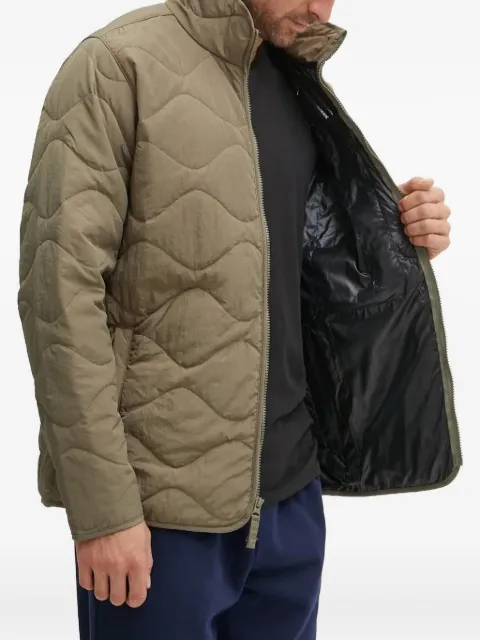 Columbia quilted wave-pattern jacket