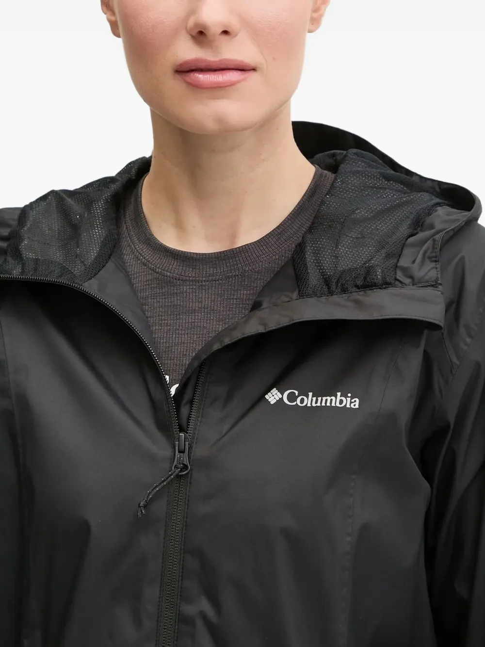 Columbia Inner Limits™ Iii Hooded Zip-front Jacket In Black