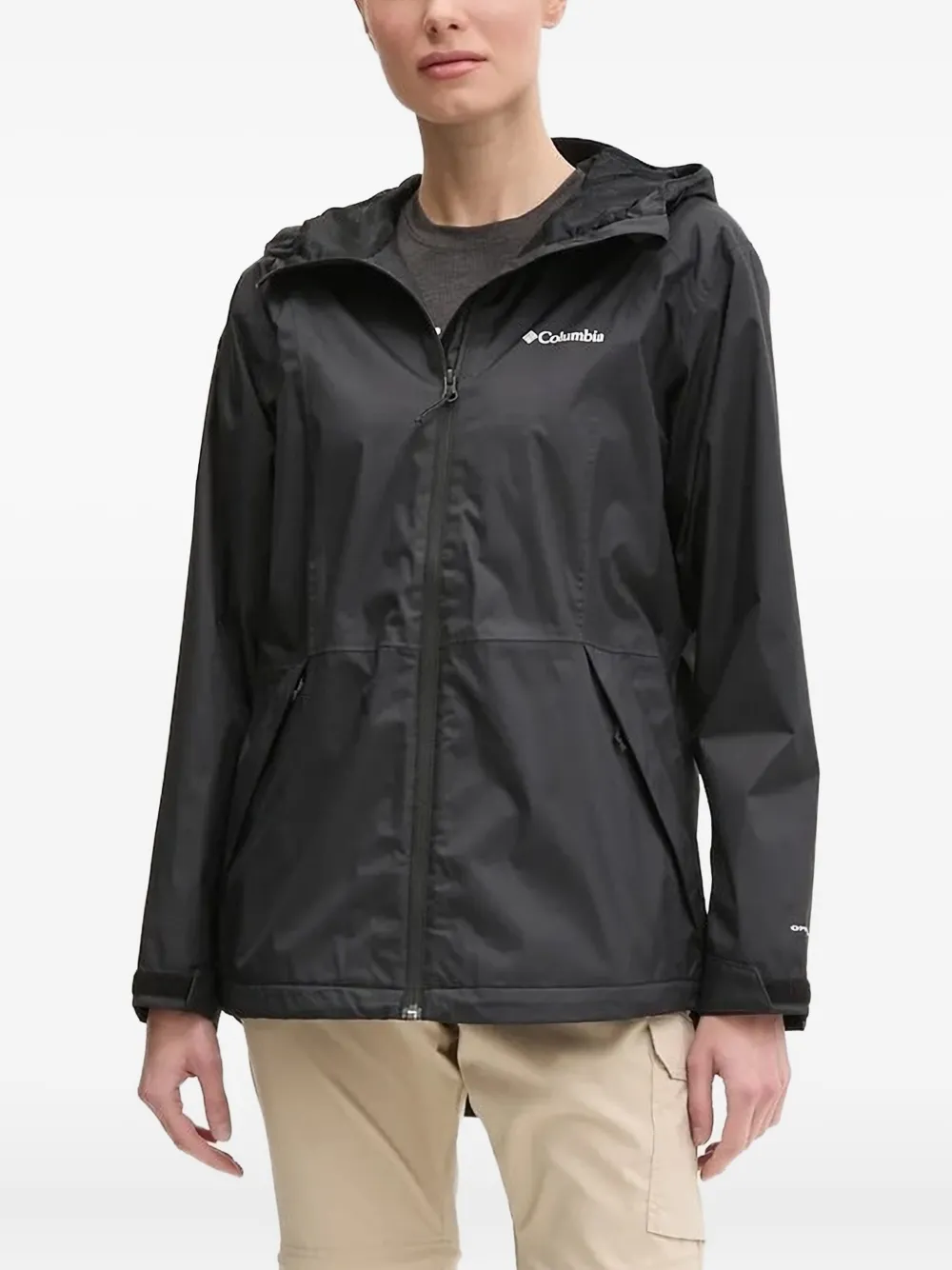 Columbia Inner Limits™ Iii Hooded Zip-front Jacket In Black