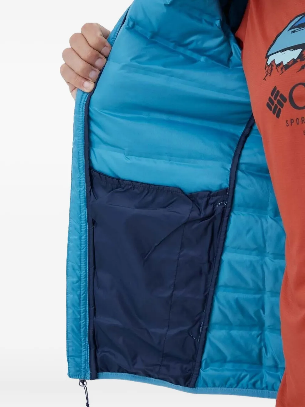 Columbia quilted jacket Blauw