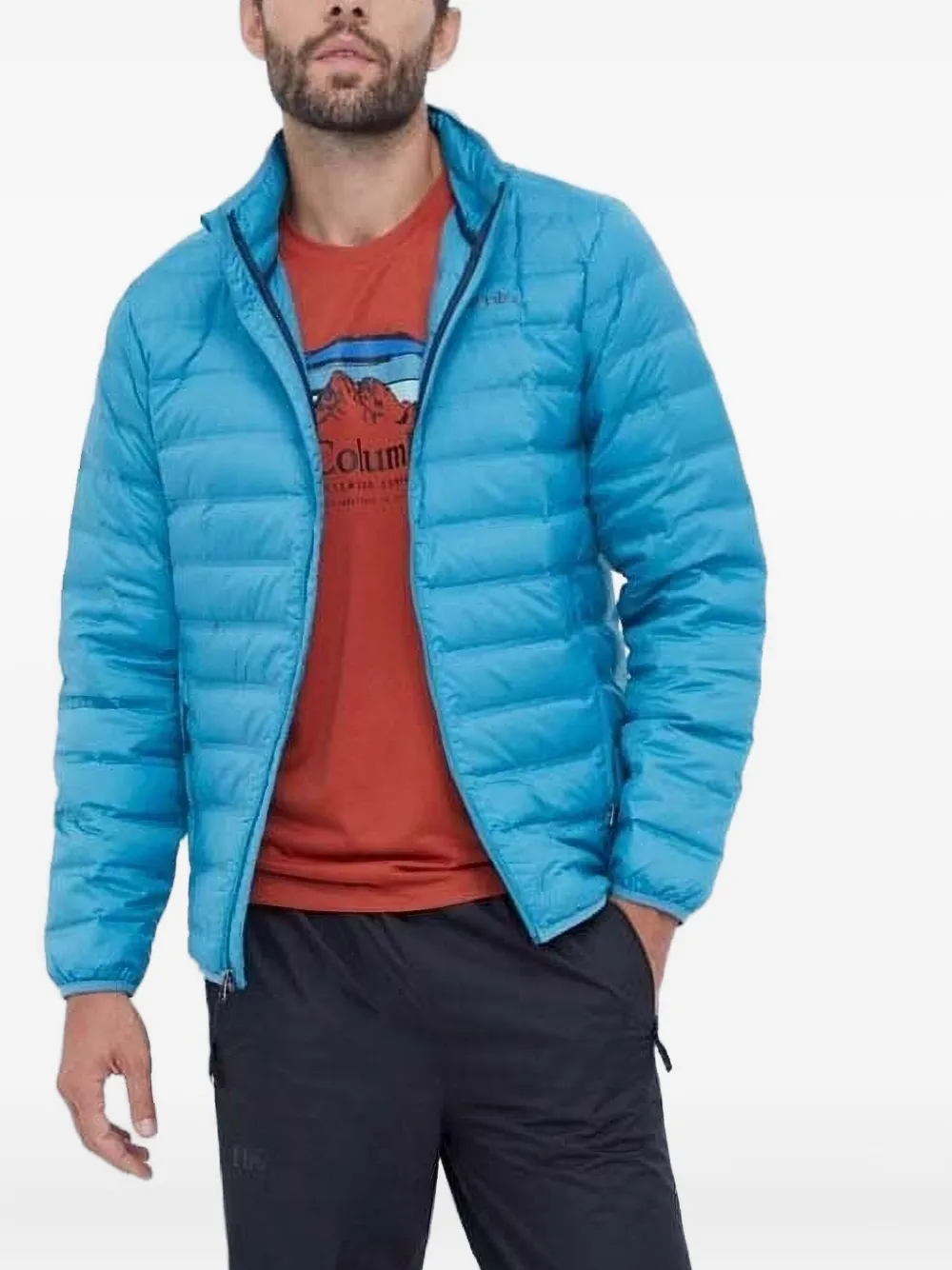 Columbia quilted jacket Blauw