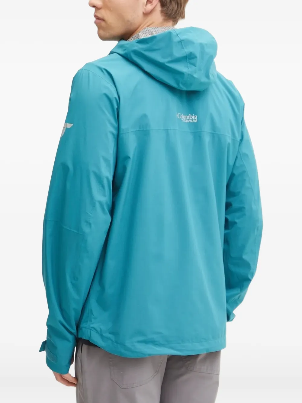 Columbia Ampli-Dry™ II Shell logo-print performance jacket Blauw
