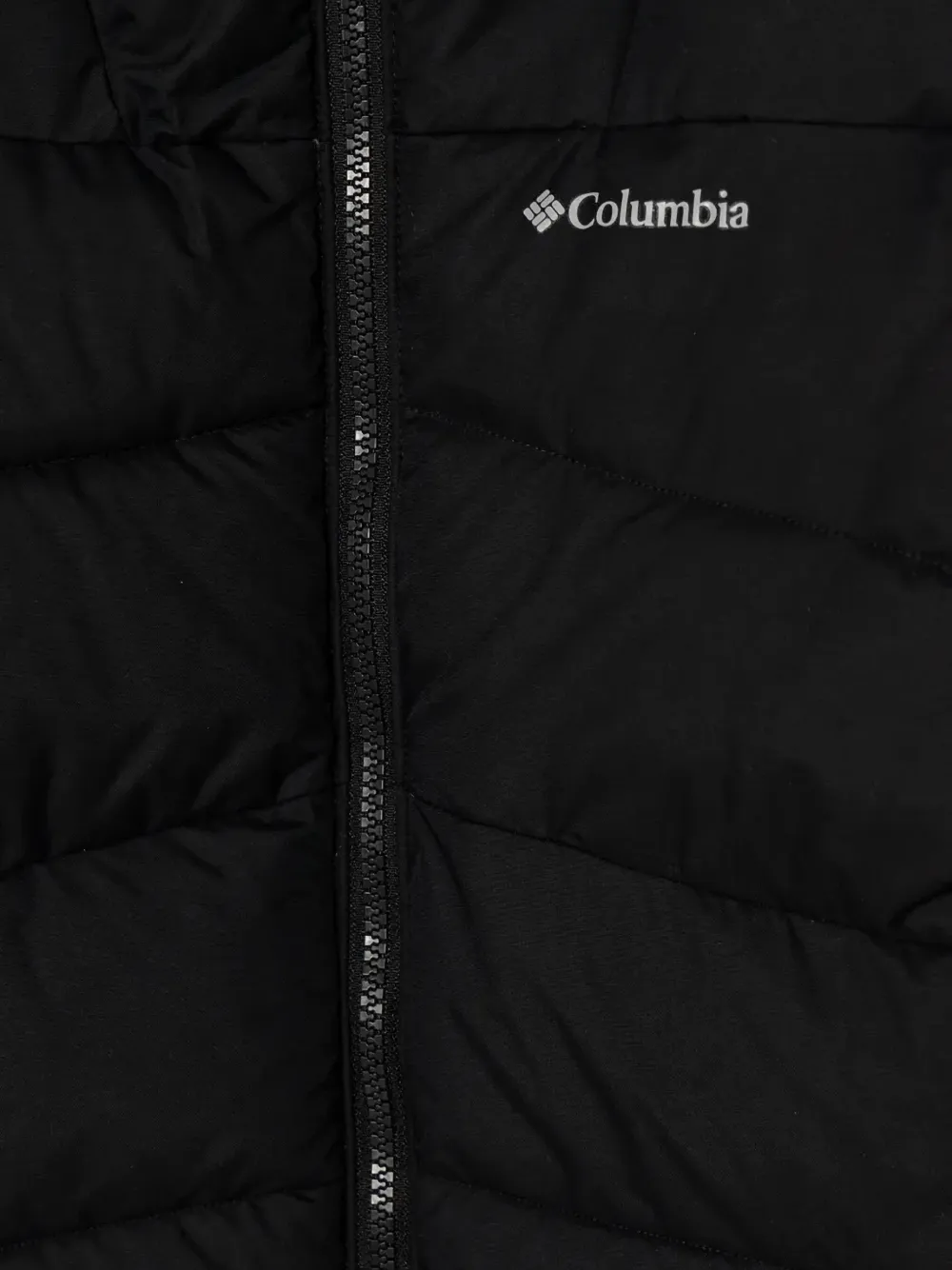 Columbia Hooded Puffer Jacket In Black