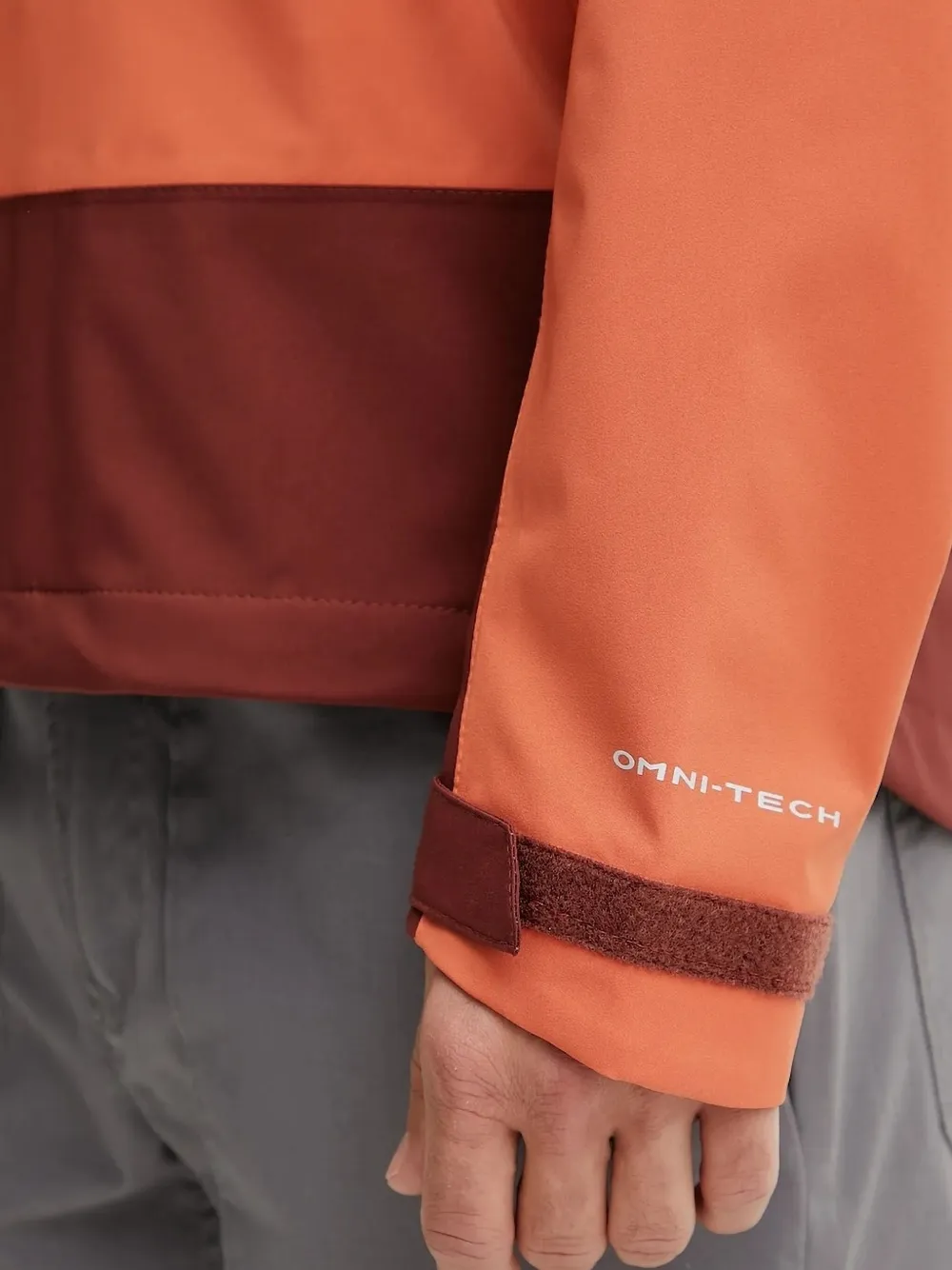 Columbia Boulder Logo-print Jackets In Orange