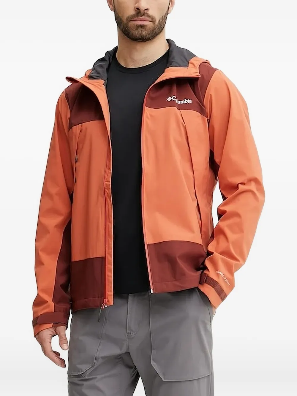 Columbia Boulder logo-print jackets Oranje