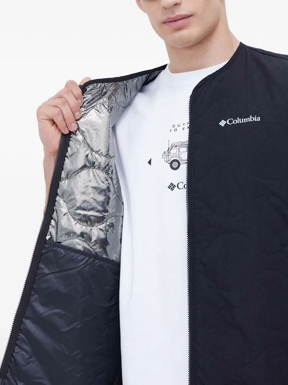 Columbia Bodywarmer met rits Blauw