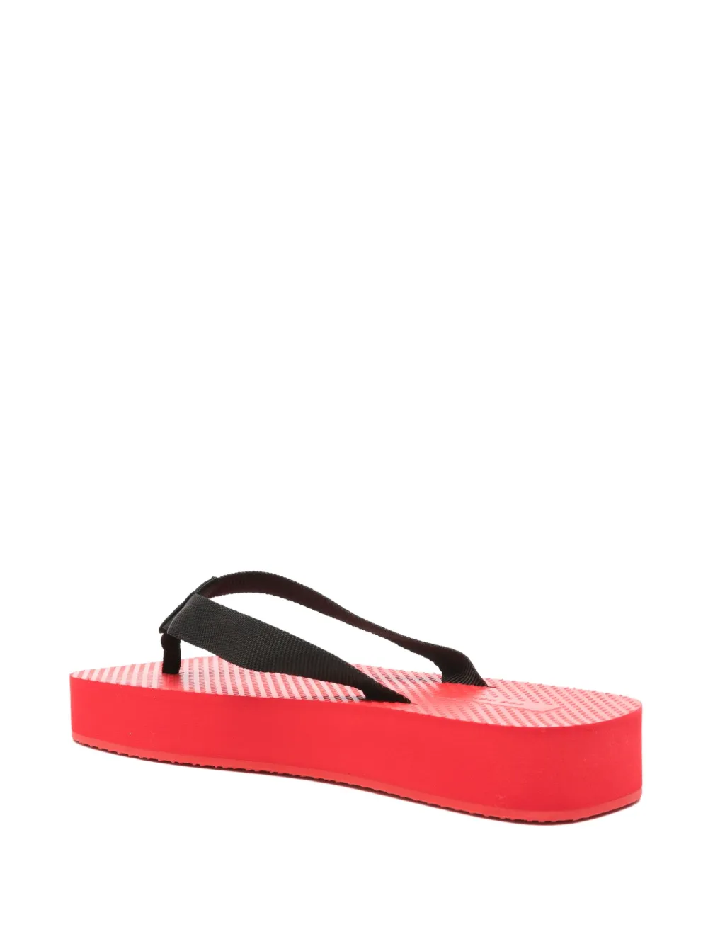 The Row thong-strap flip-flops Black
