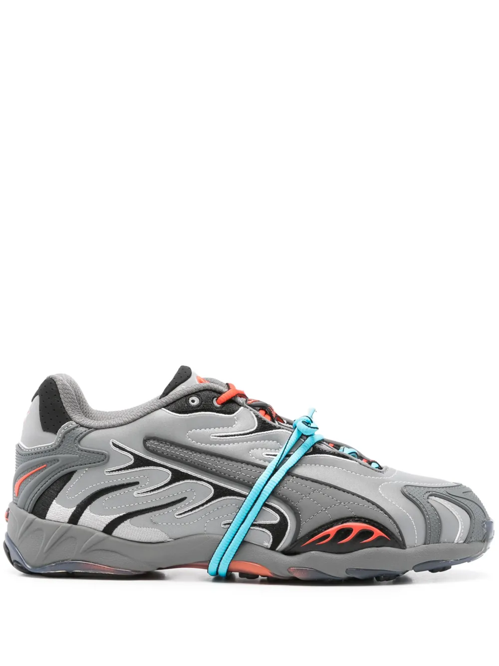 PUMA x A$AP Rocky Inhale Sneakers mit Flammendetail | Grau | Image 1