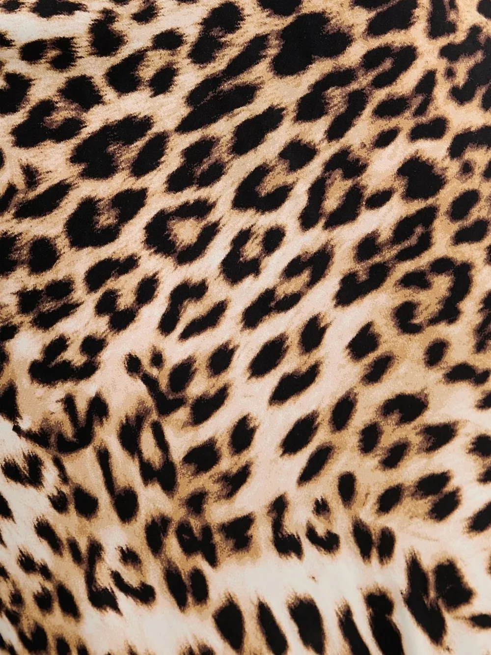 Gestuz Straight midi-rok met luipaardprint Bruin
