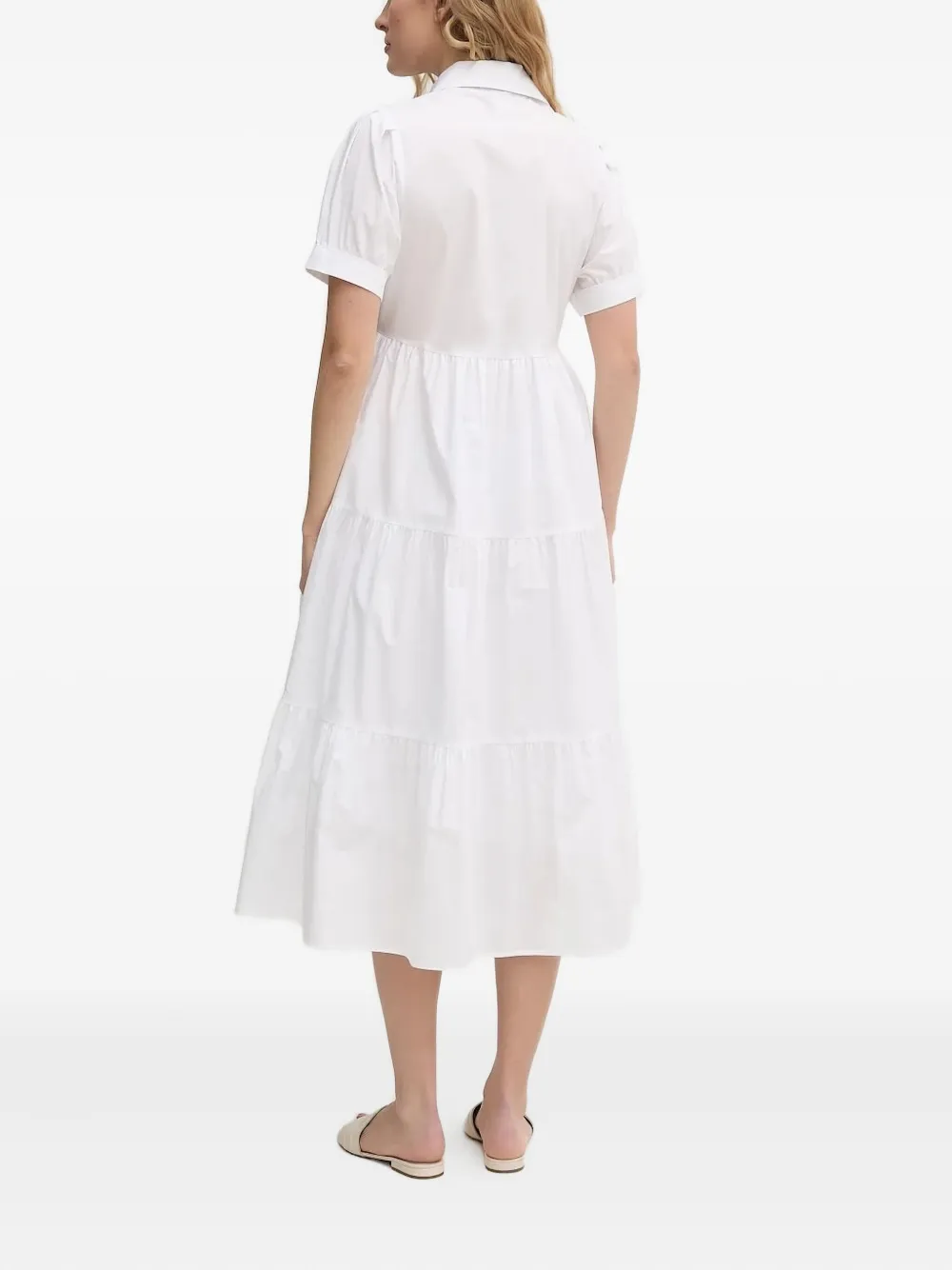 DKNY Blousejurk met knopen - Wit
