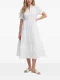 DKNY button-down midi shirt dress - White