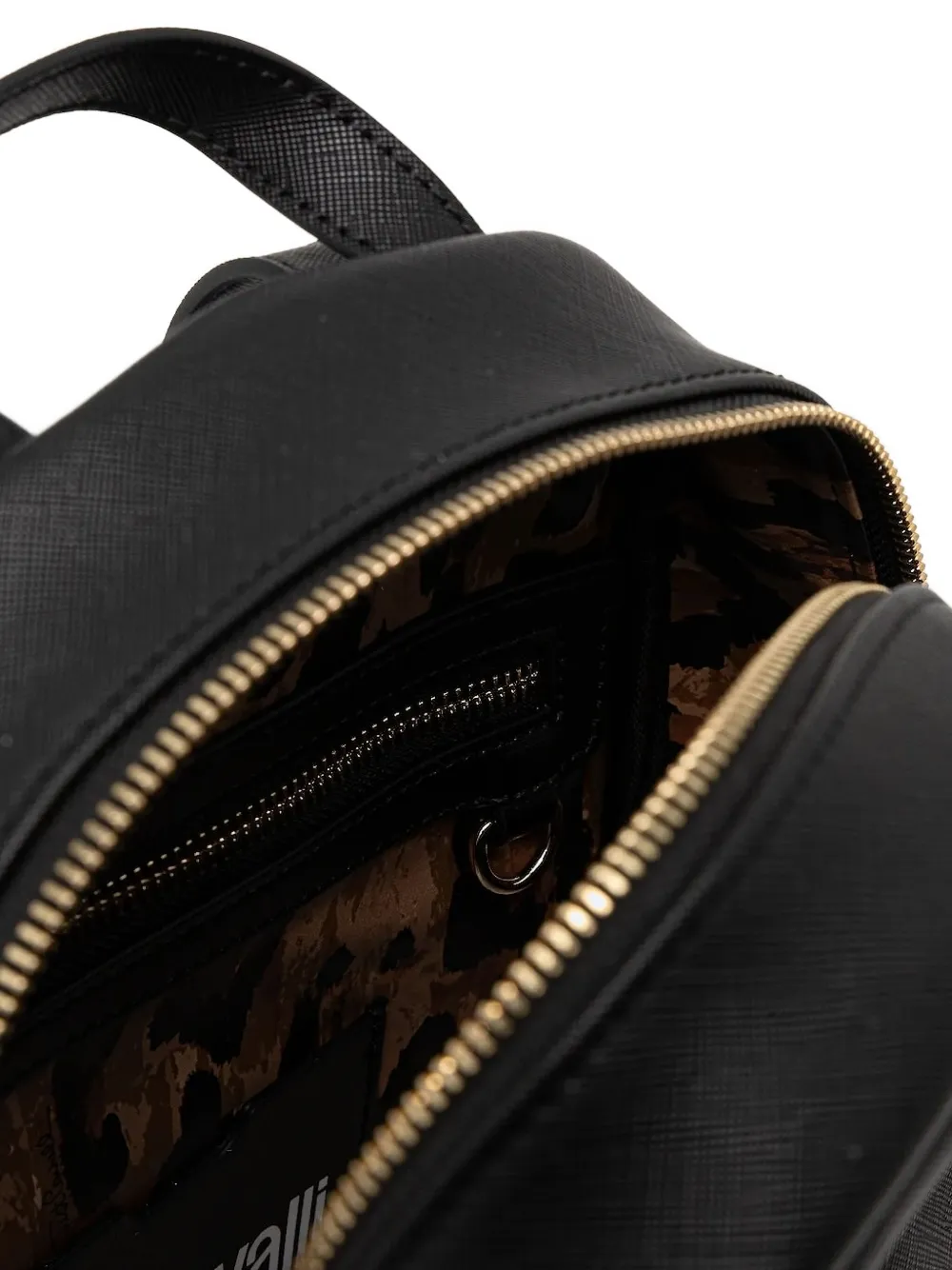 Just Cavalli Rugzak met logo-applicatie Zwart