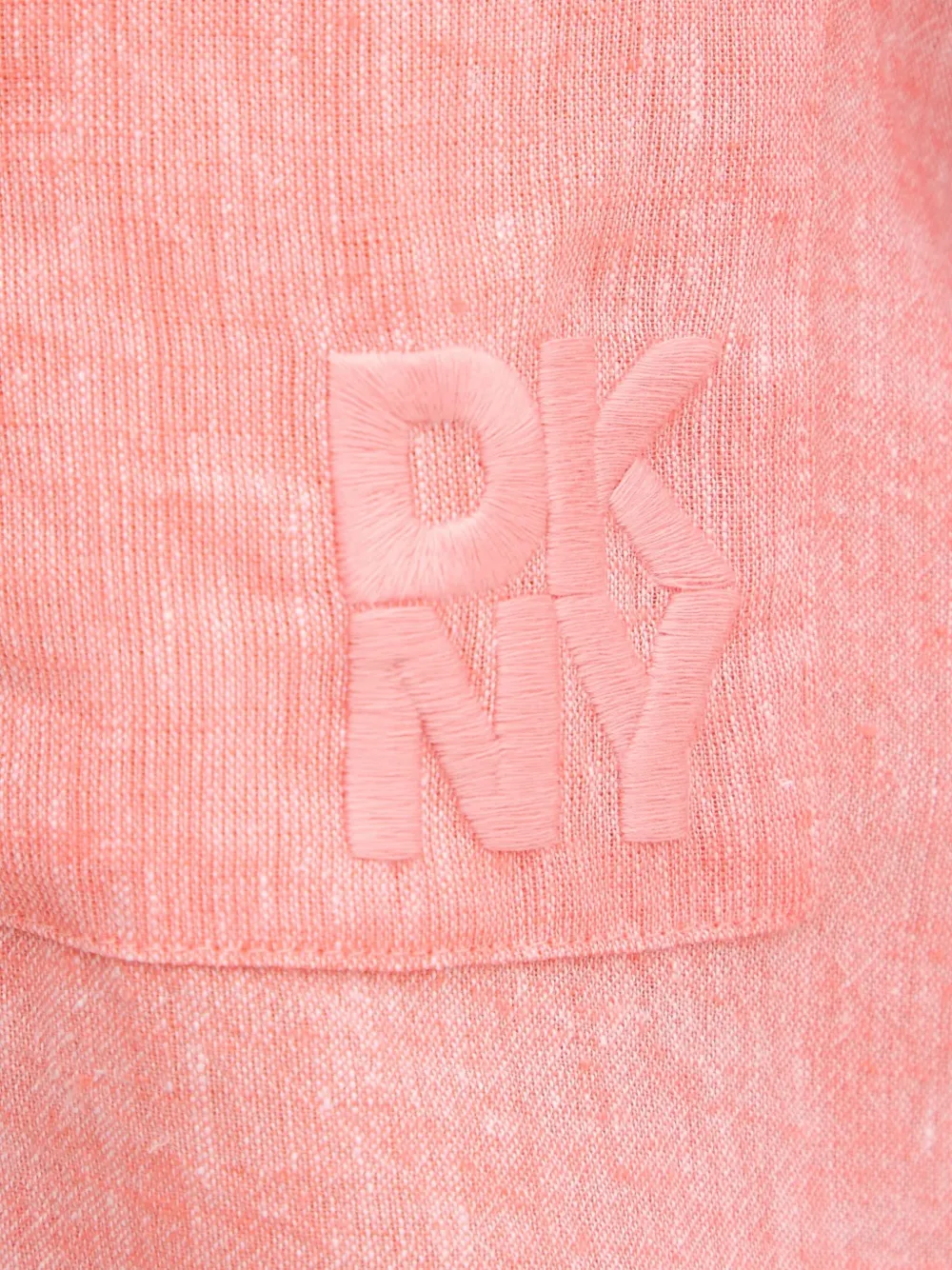 DKNY Pyjama met geborduurde zak Roze