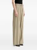 Gestuz elastic-waist wide-leg trousers - Neutrals