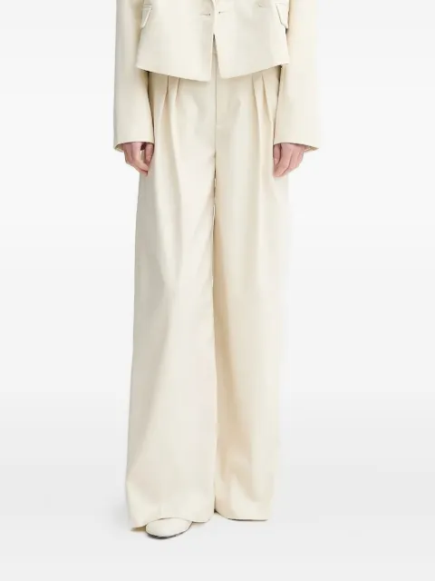 Gestuz pleated wide-leg trousers