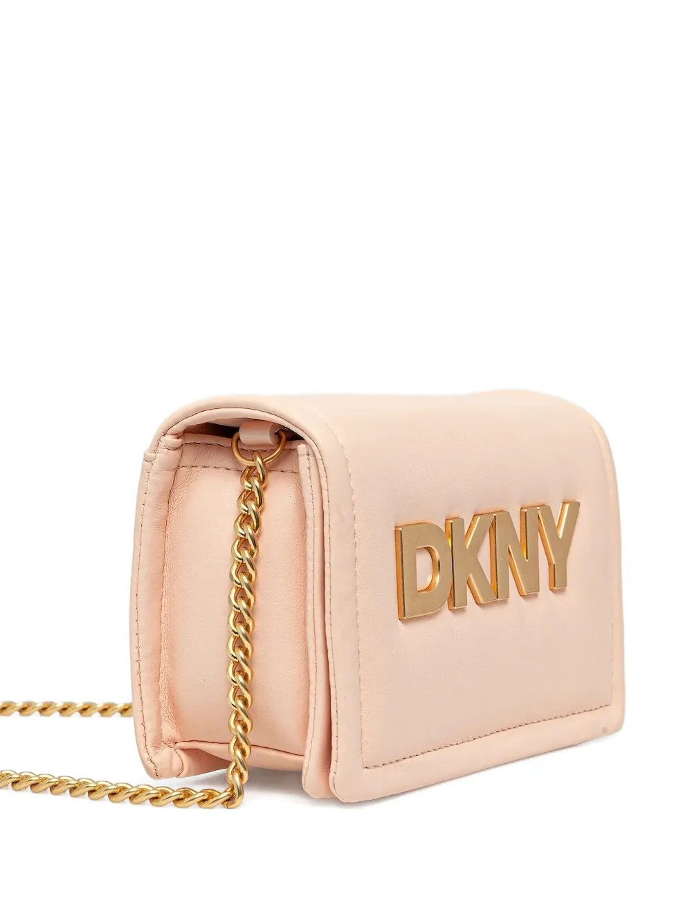 DKNY Maggie tas met kettinghengsel en logo Roze