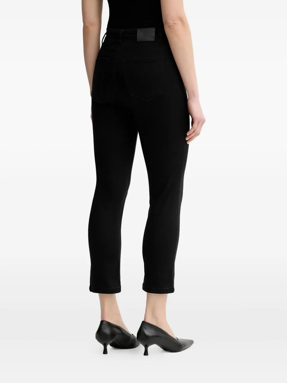 Gestuz GZemily cropped jeans Zwart