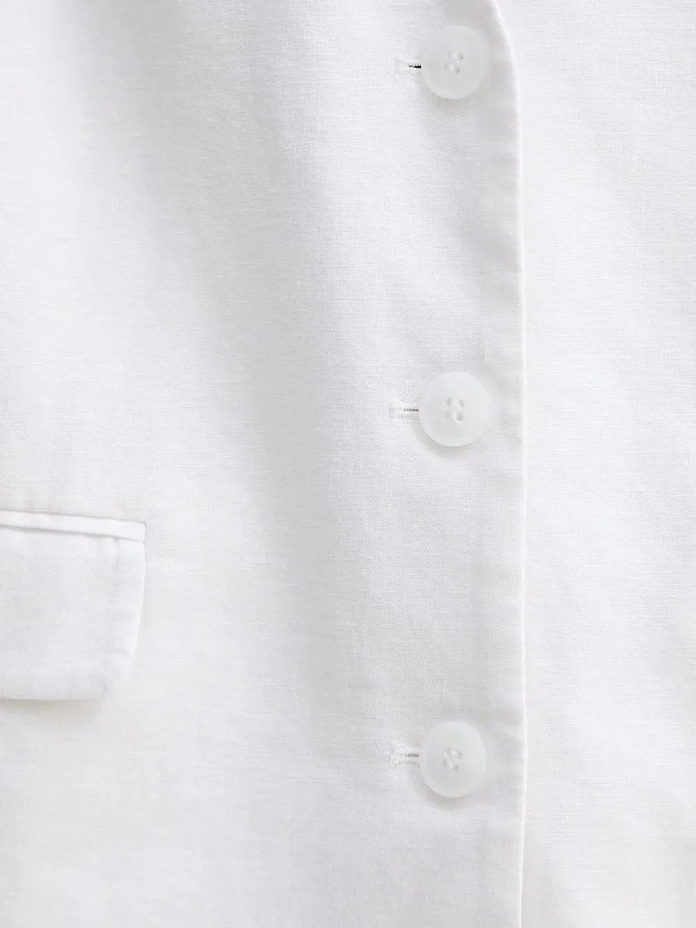 Gestuz Button-fastening Sleeveless Waistcoat In White