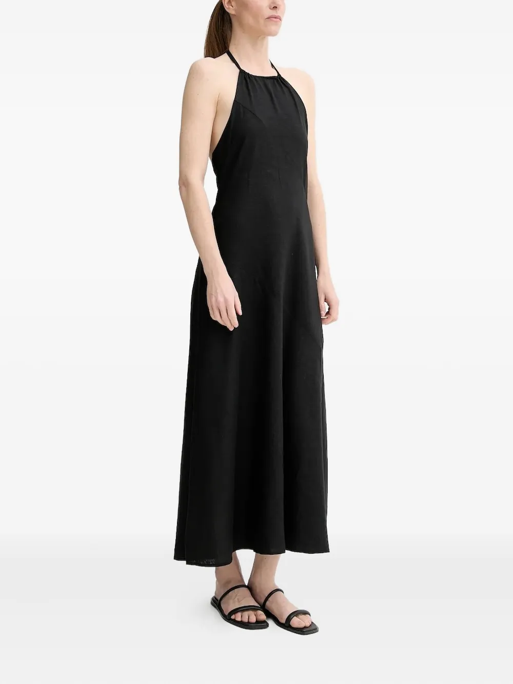 Gestuz GZizza halterneck midi dress - Zwart