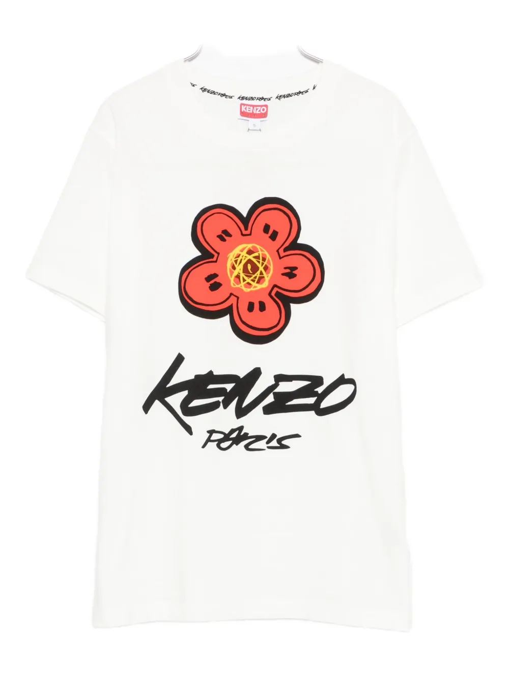 Kenzo Boke-flower Paris T-shirt Wit