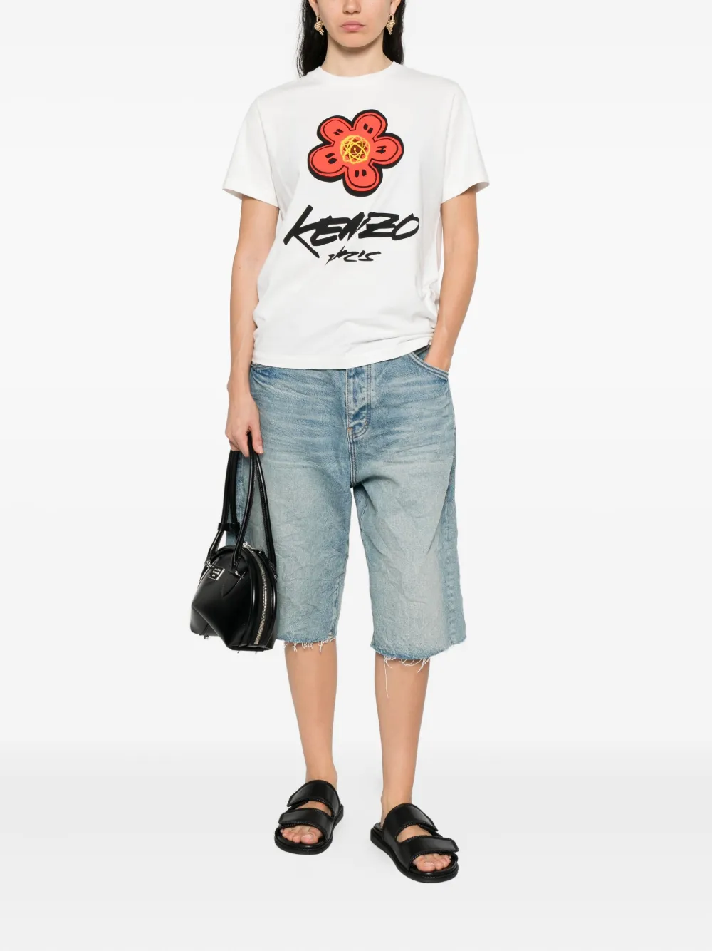 Kenzo Boke-flower Paris T-shirt Wit