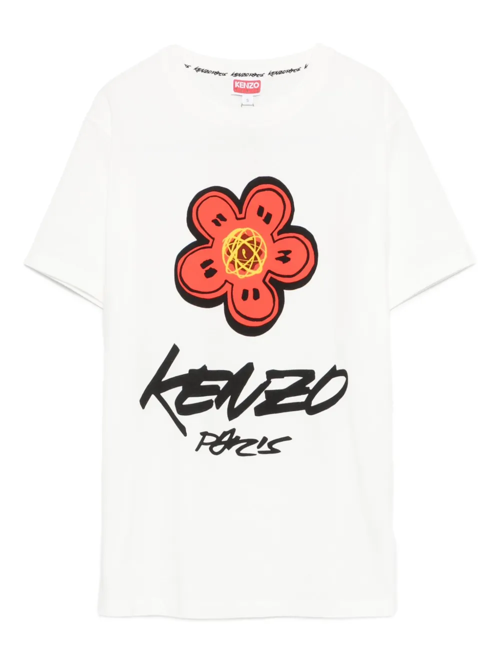 Kenzo Boke-flower Paris T-shirt Wit