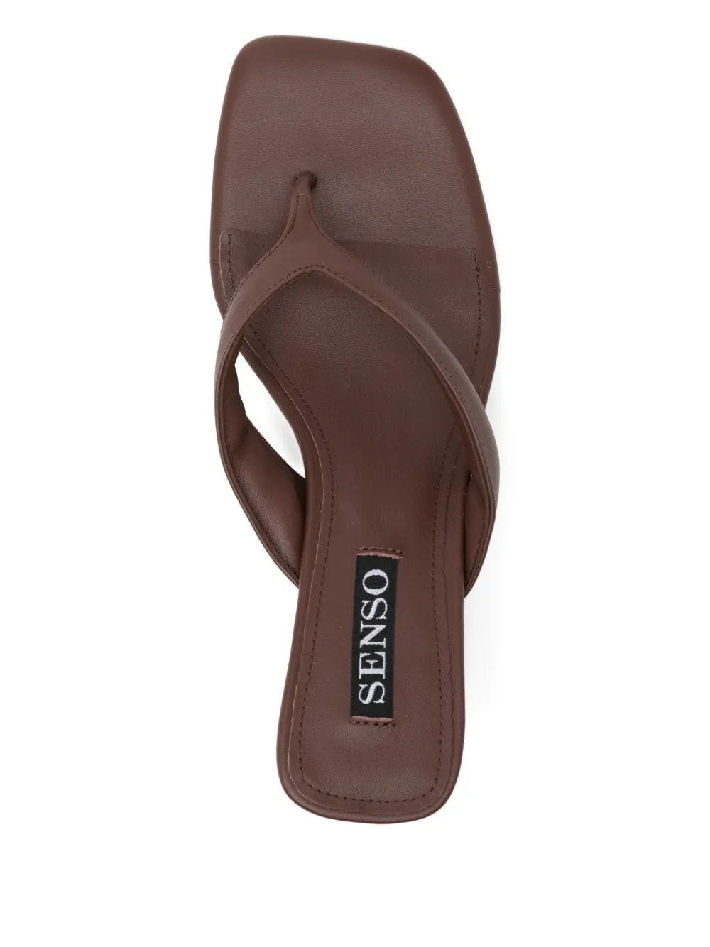 Senso 60 mm vierkant sandalen Bruin