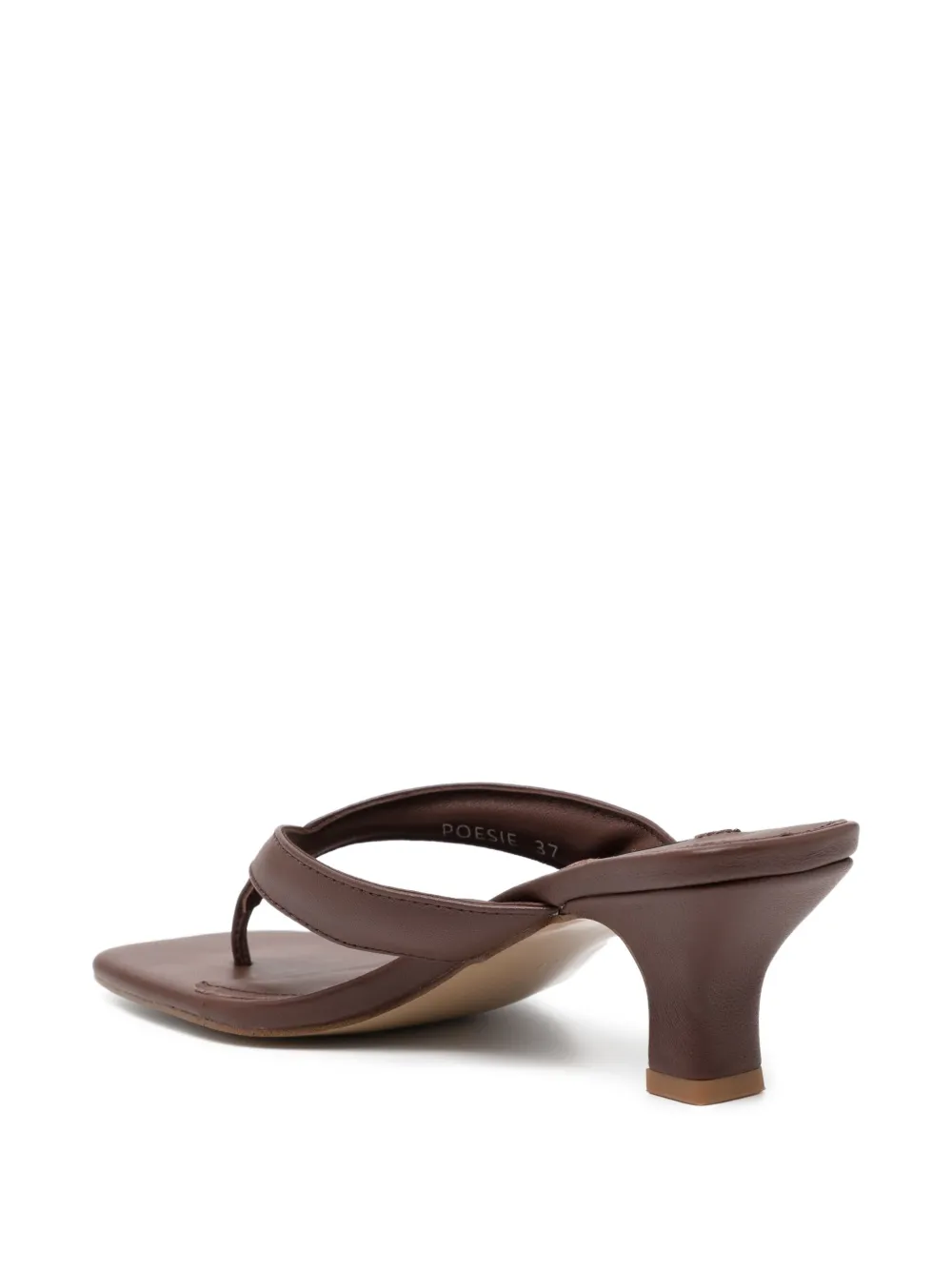 Senso 60 mm vierkant sandalen Bruin