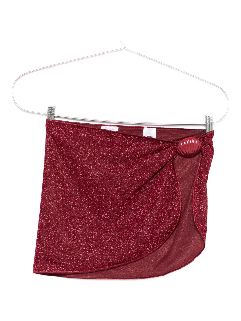 Oséree Lumière wrap skirt Rood