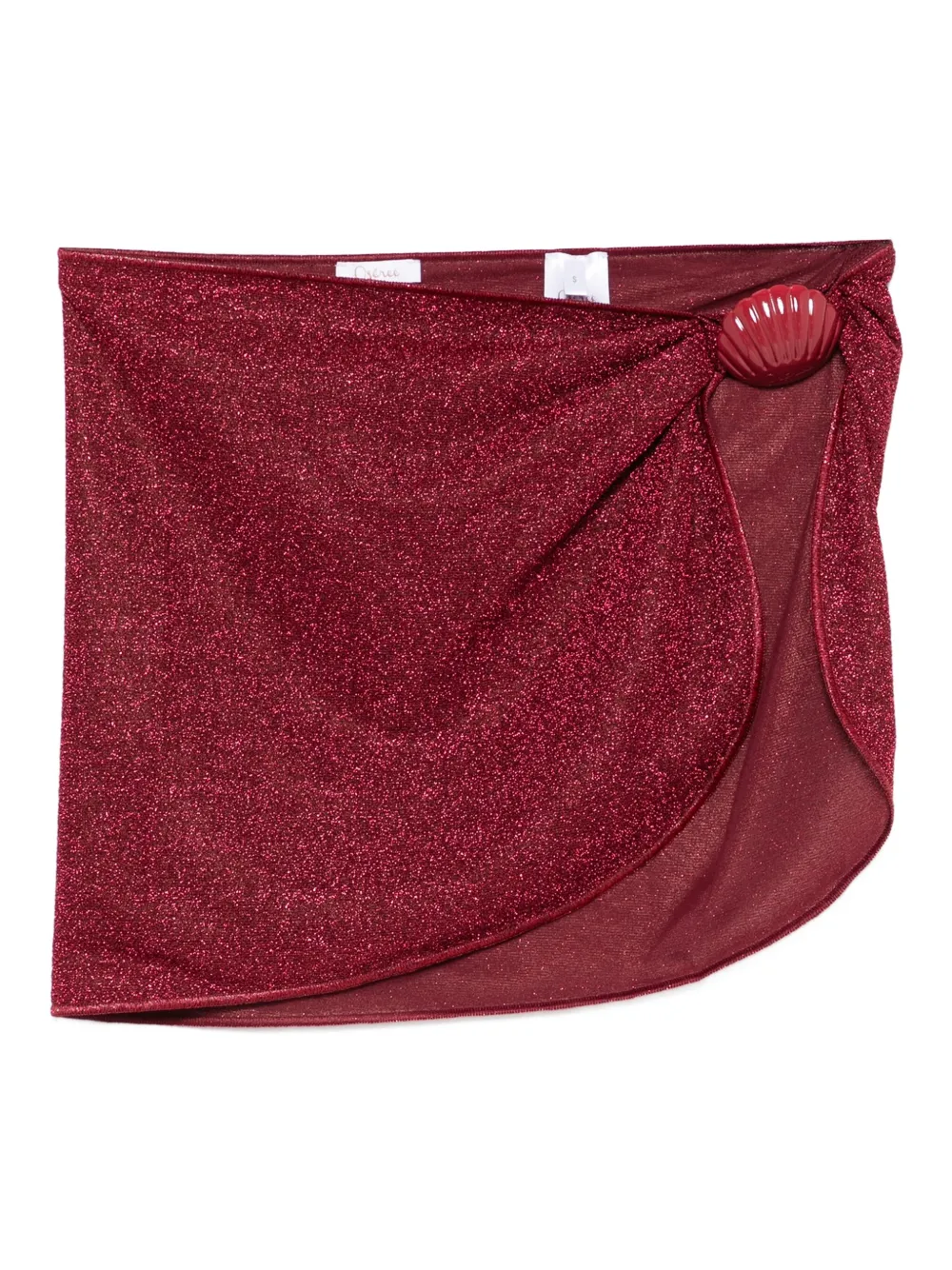 Oséree Lumière wrap skirt Rood