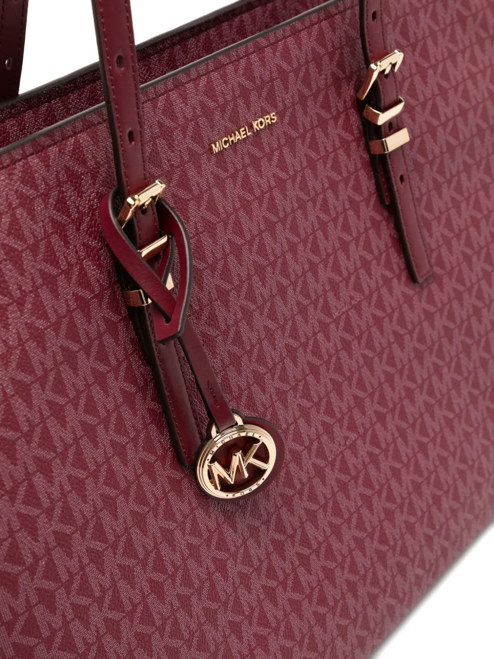 Michael Kors Grote Quinn shopper met kenmerkend logo Rood