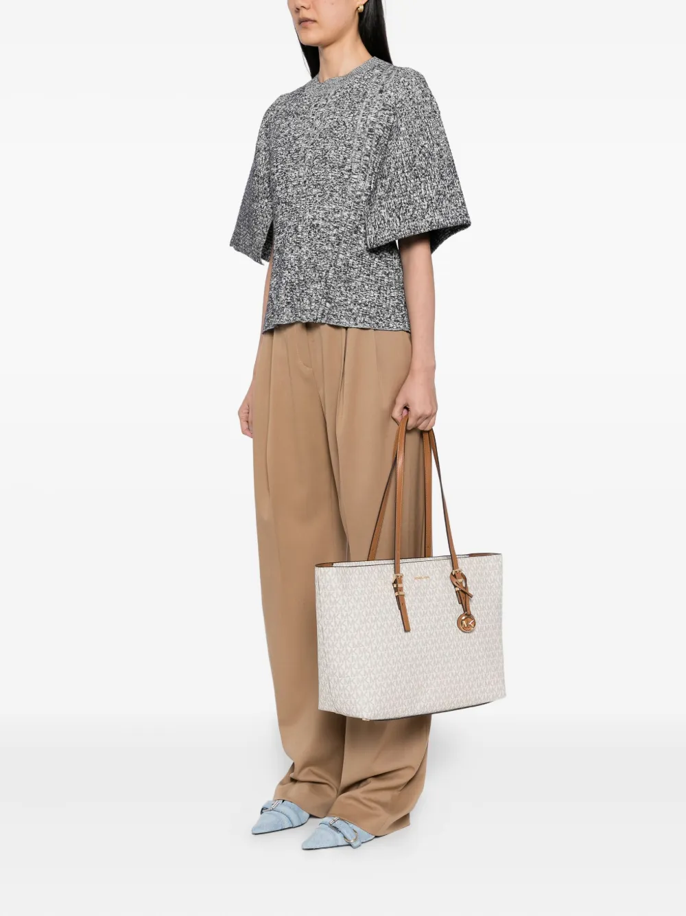 Michael Kors Grote Quinn shopper - Beige