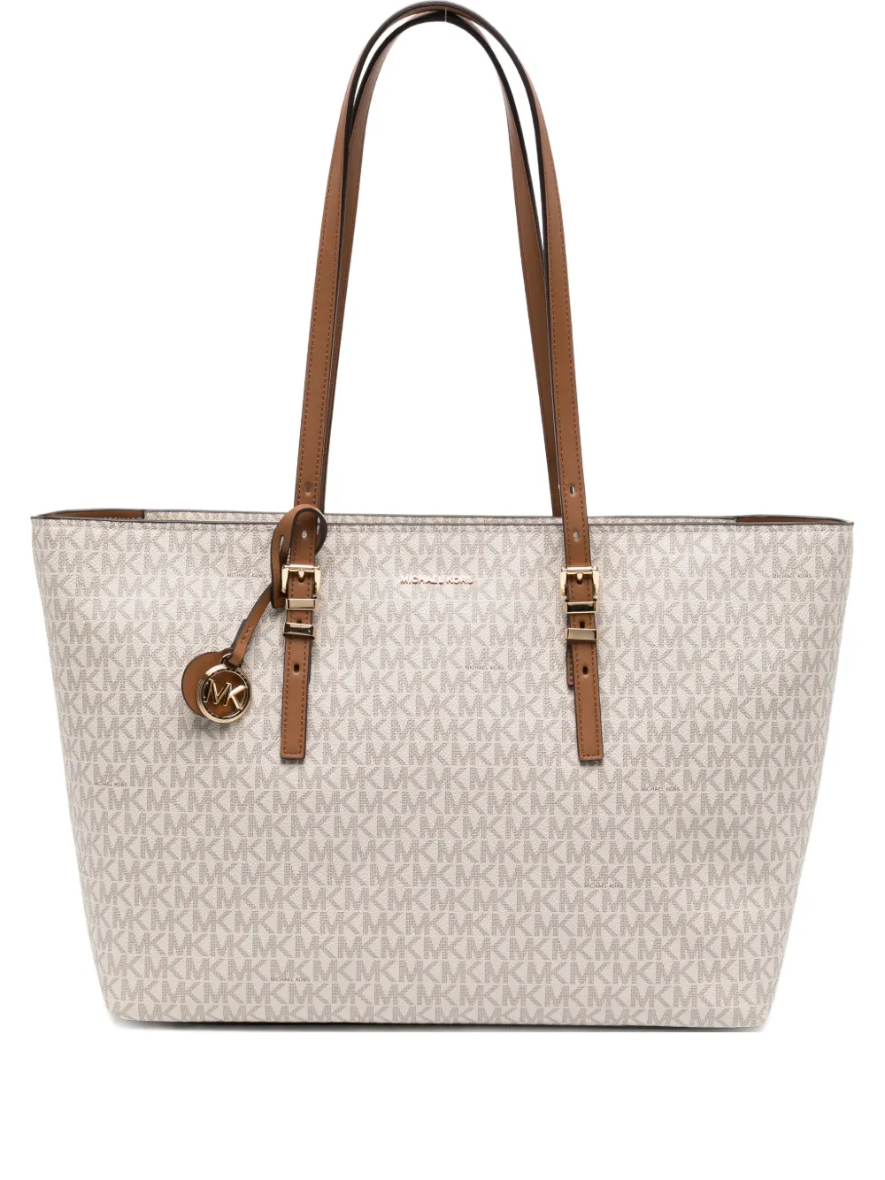 Michael Kors Large Quinn Tote Bag In Neutral
