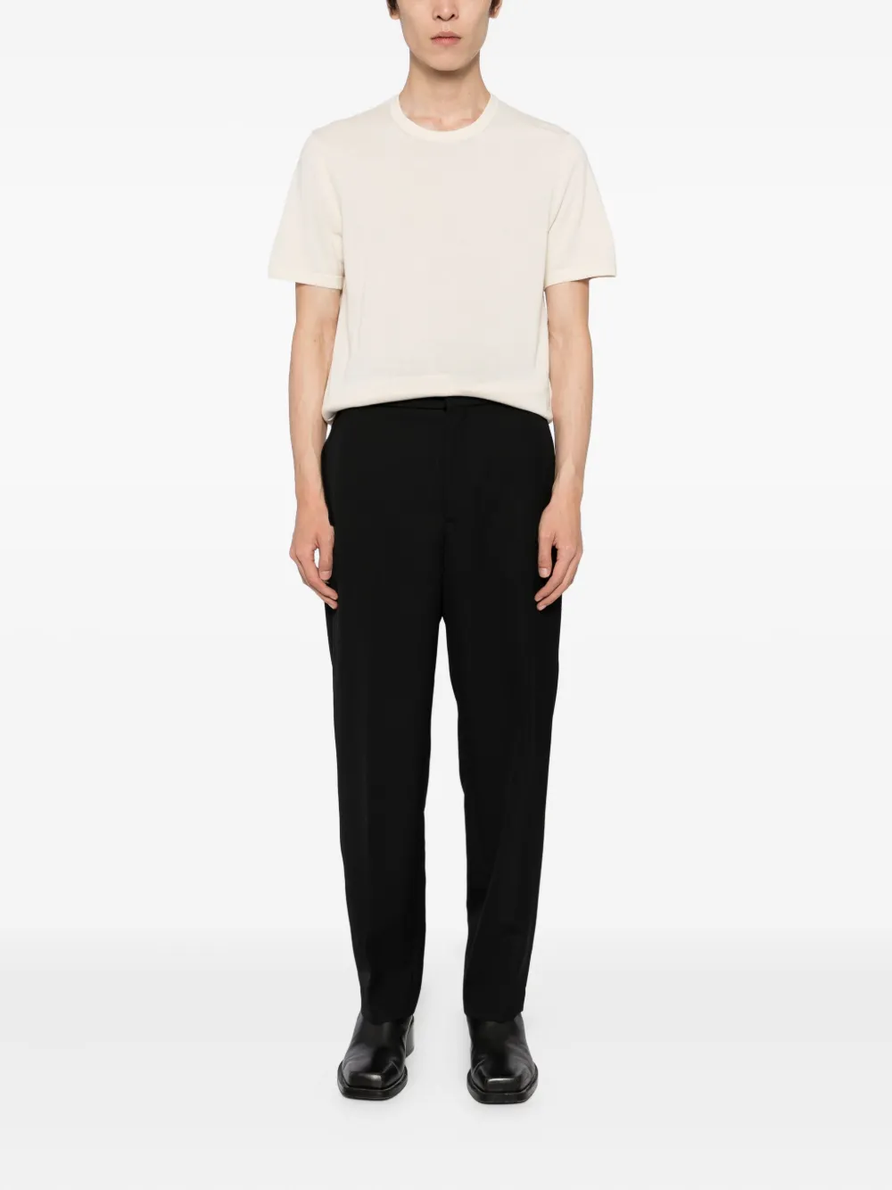 Michael Kors cotton knitted T-shirt - Beige