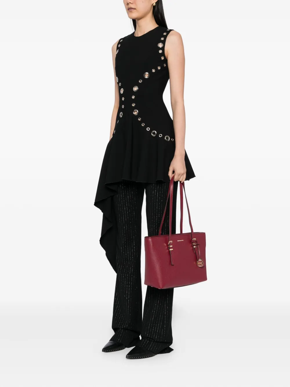 Michael Kors Leren shopper - Rood