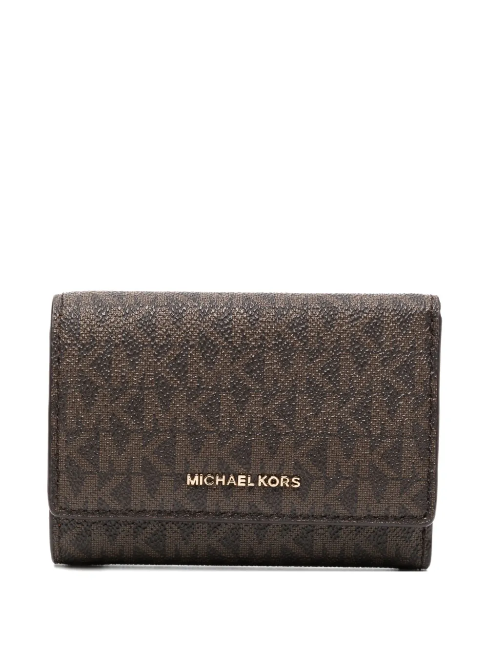 Michael Kors Medium Bryant Signature portemonnee met logo Bruin