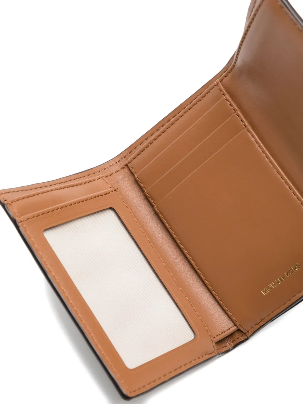 Michael Kors Medium Bryant Signature portemonnee met logo Bruin