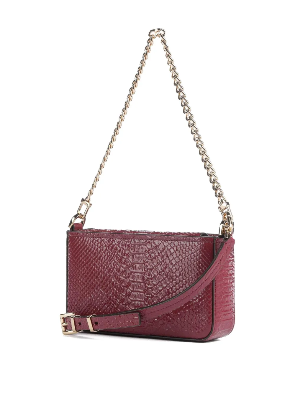 Michael Kors small Bryant snakeskin-embossed cross body bag | Image 2