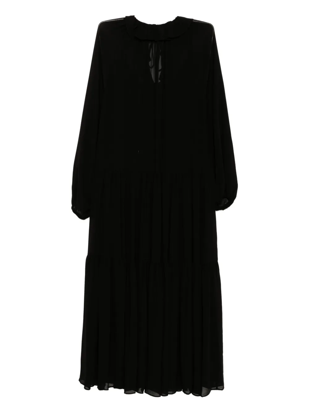 Michael Kors Jurk met ruches - Zwart