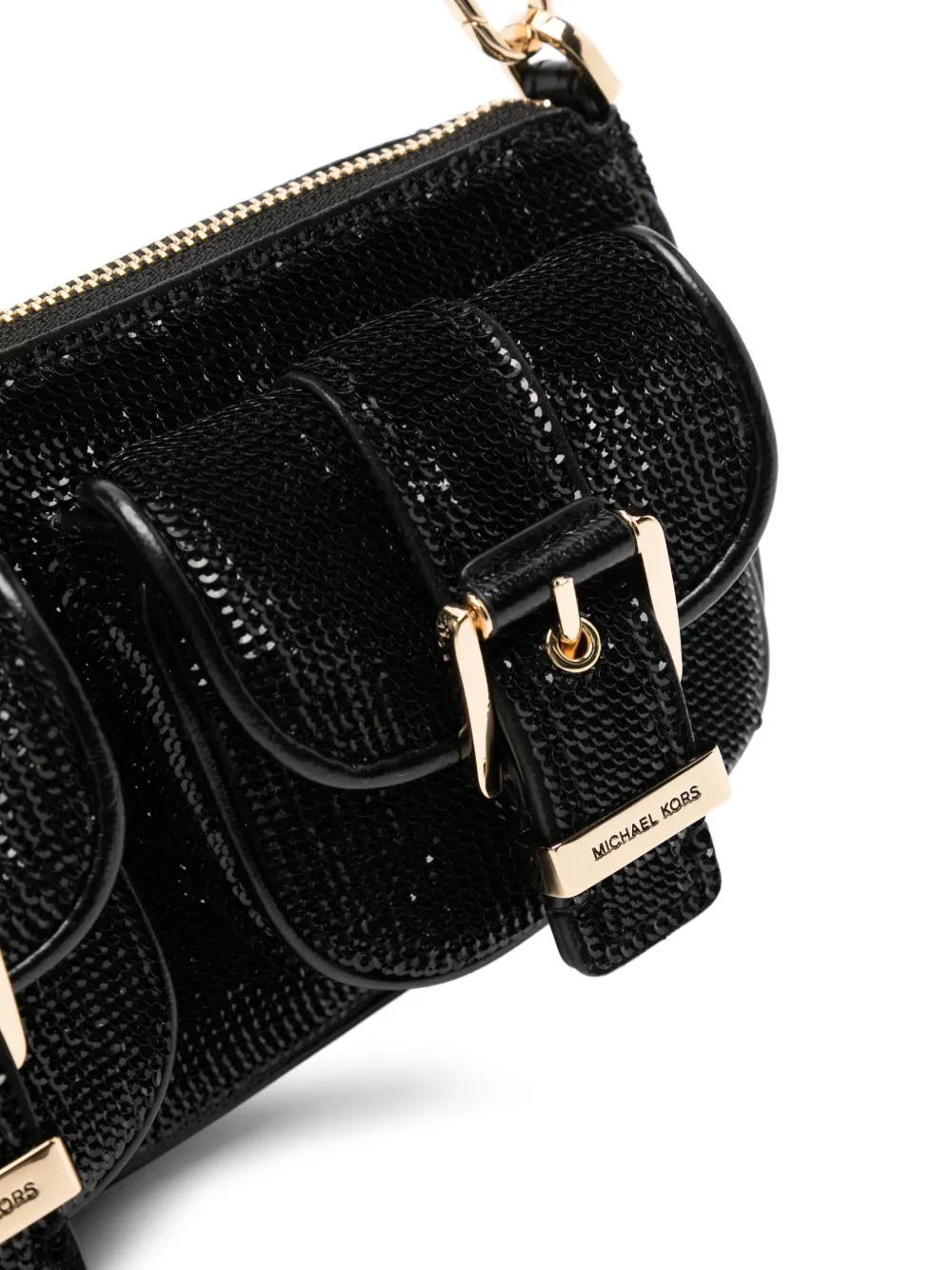 Michael Kors Zoe kleine schoudertas Zwart