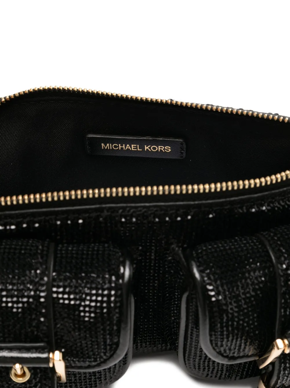 Michael Kors Zoe kleine schoudertas Zwart