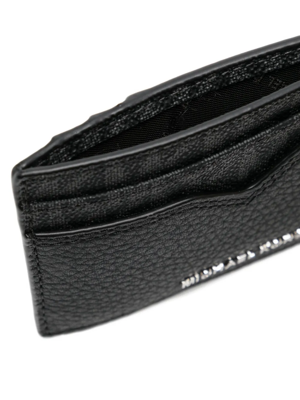 Michael Kors Hudson Signature pasjeshouder met logo Zwart