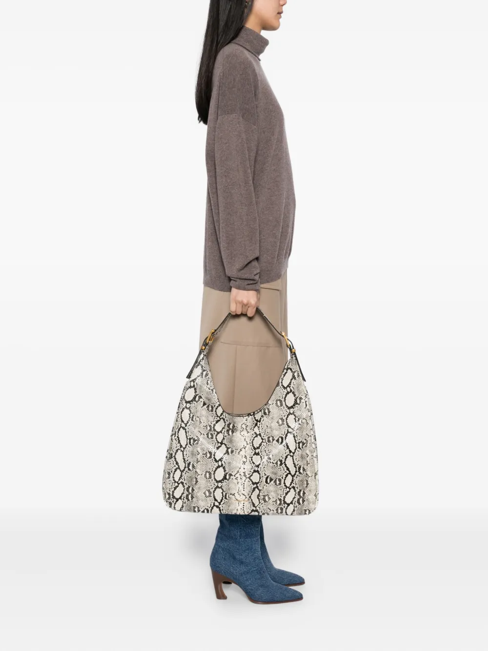 Michael Kors Large Nolita Snake Embossed bag | Image 2