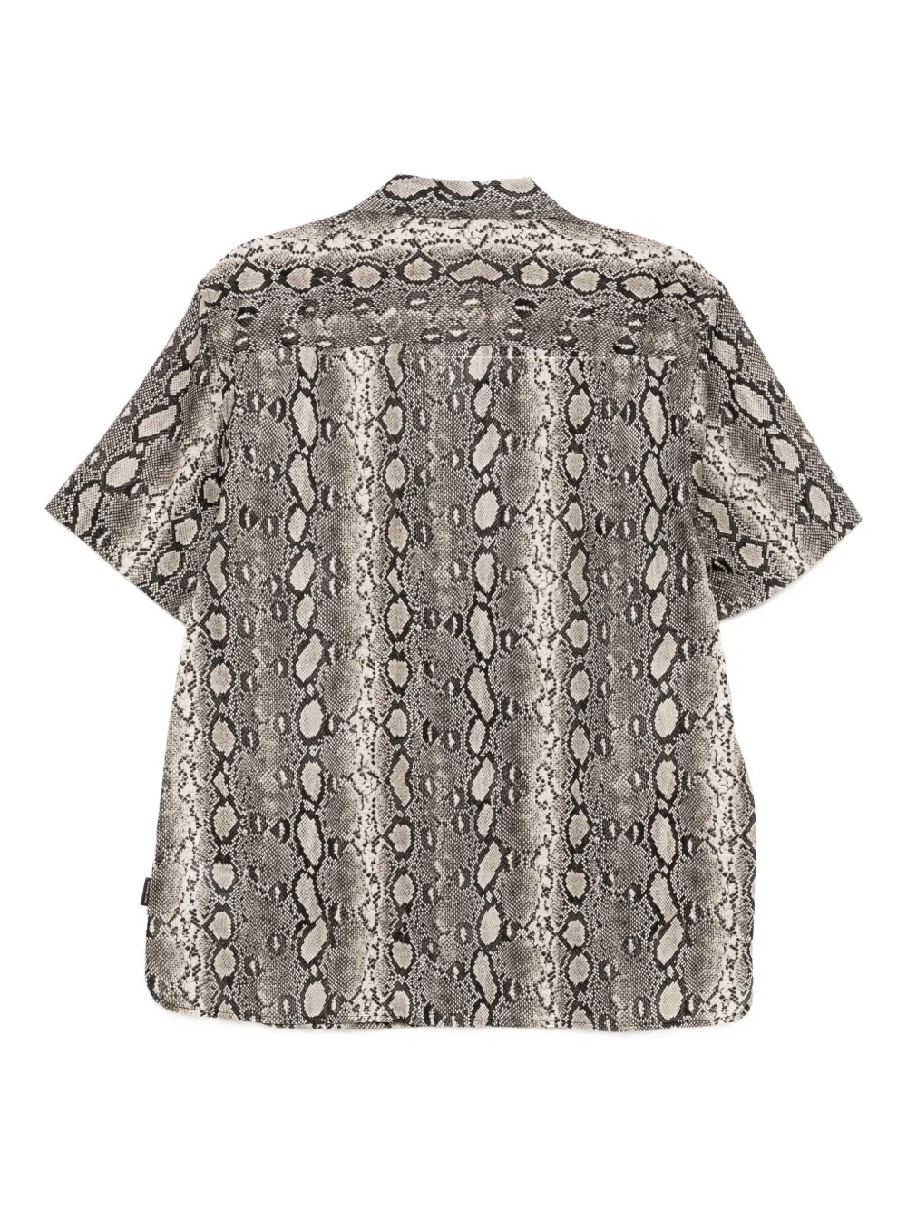 Michael Kors python-print short-sleeve shirt - Zwart