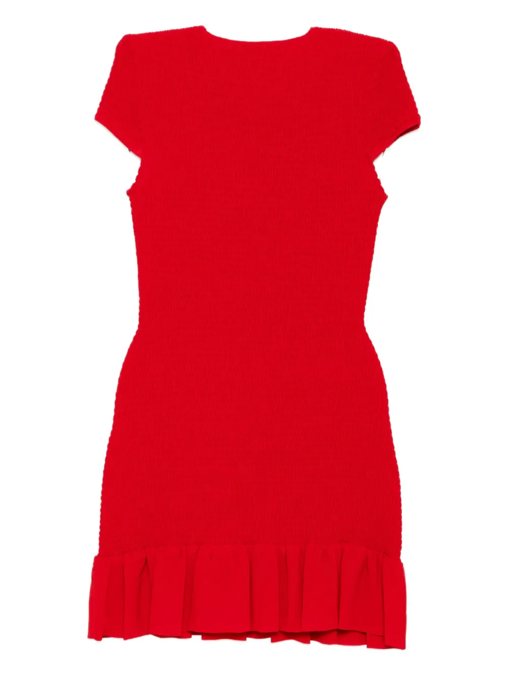 Michael Kors smocked mini dress - Rood