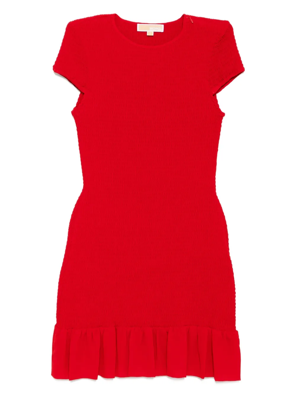 Michael Kors smocked mini dress Rood