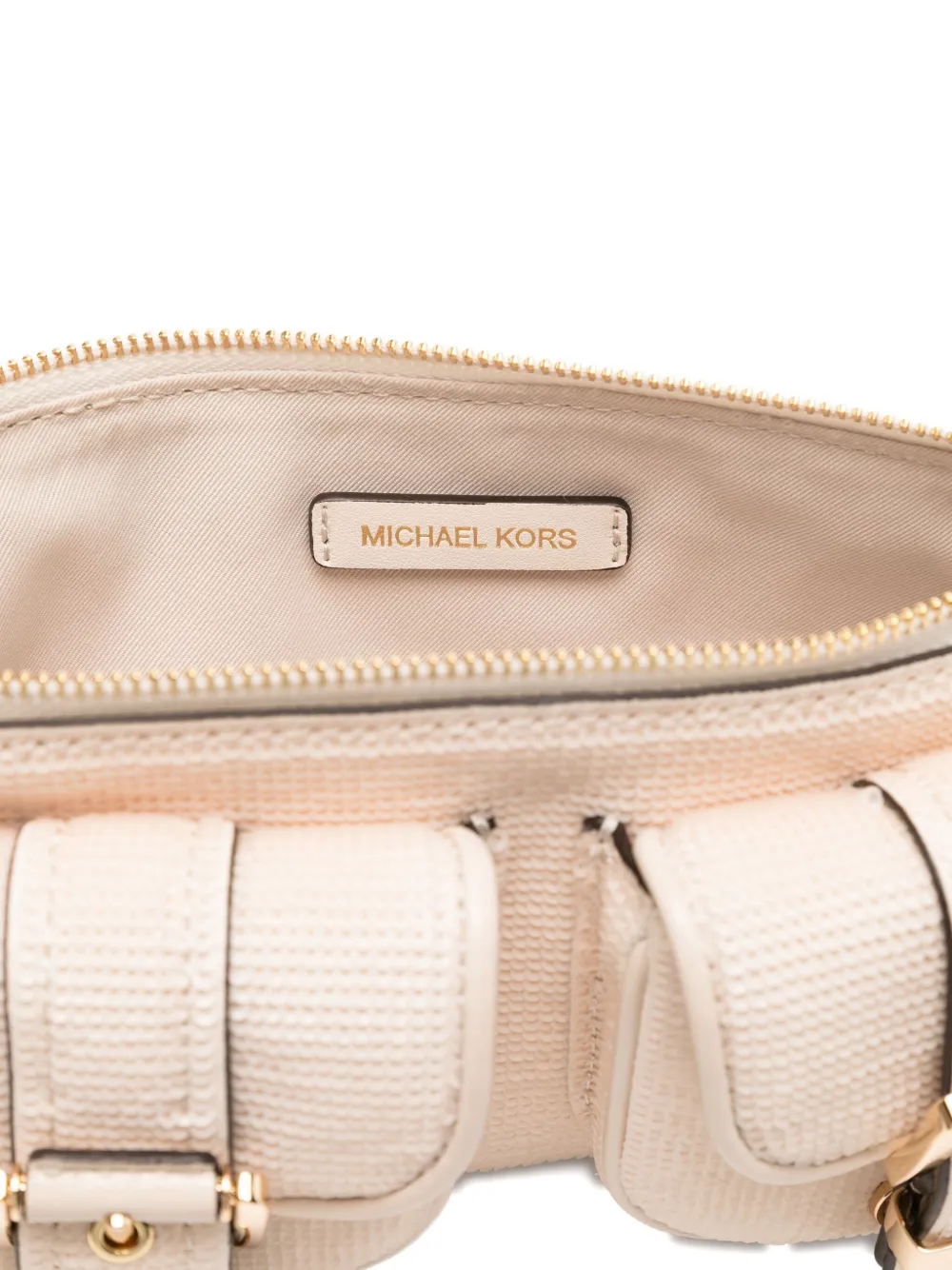 Michael Kors Zoe kleine schoudertas Beige