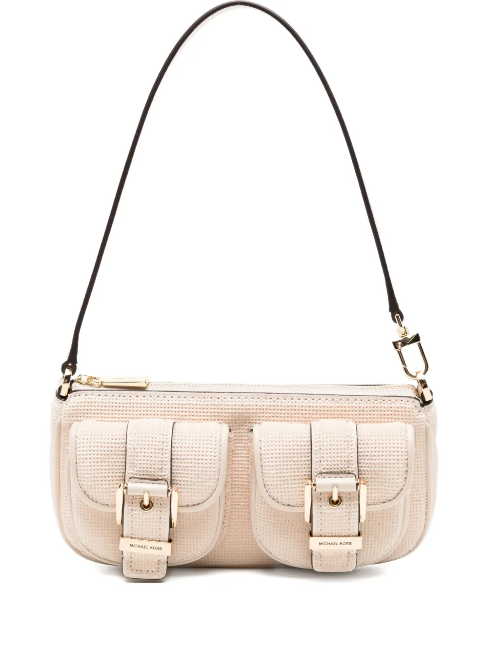 Michael Kors Small Zoe Shoulder Bag In Neutral