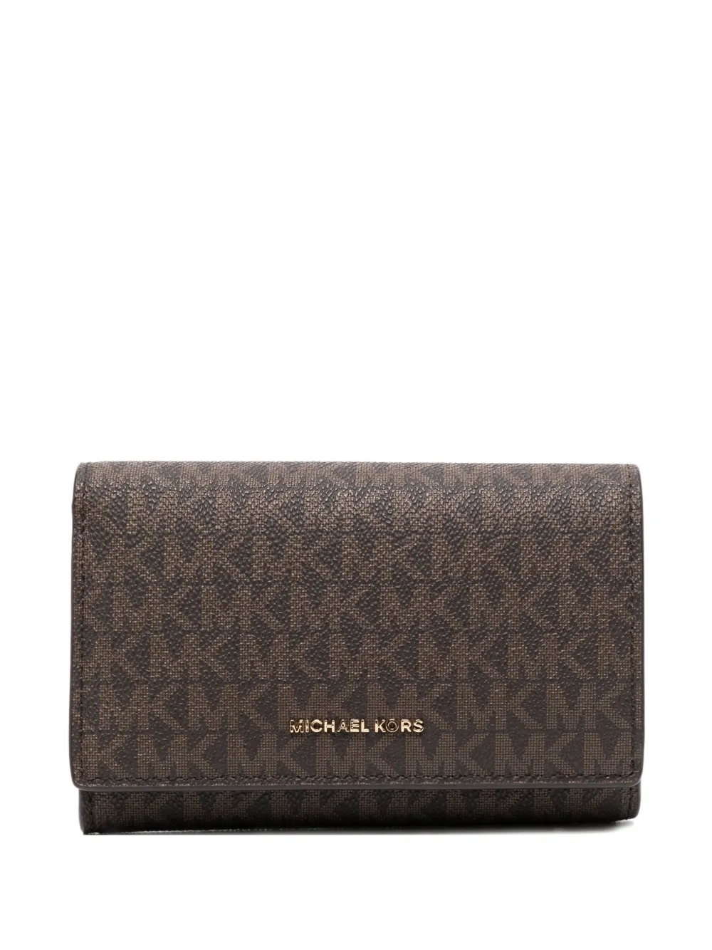 Michael Kors Lange portemonnee met logo Bruin