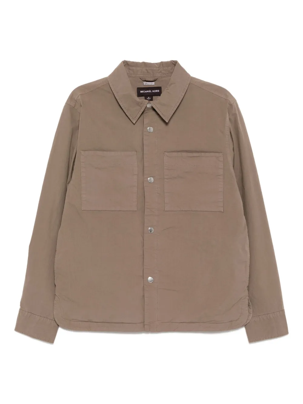 Michael Kors Popeline shirtjack Bruin